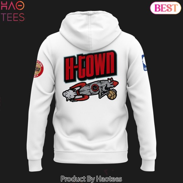 Houston Rockets Basketball H-Town Special White Hoodie