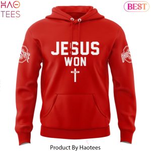 Just Here To Give God Glory Ohio State Buckeyes Special Design Hoodie – Red