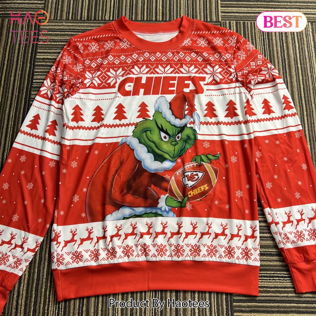 Kansas City Chiefs Grinch Christmas Sweater Kansas City Chiefs Grinch Christmas Sweater