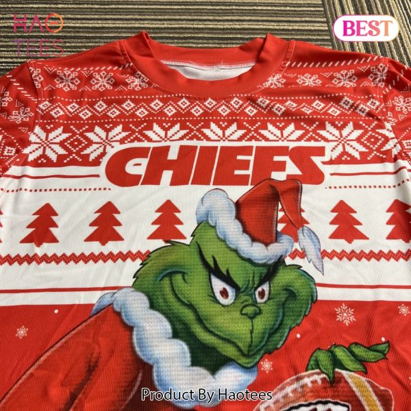 Kansas City Chiefs Grinch Christmas Sweater