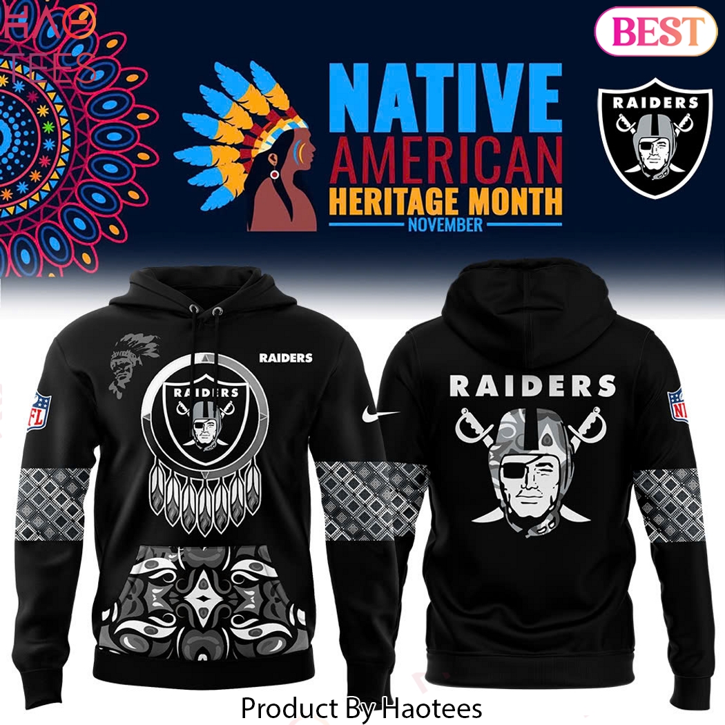 Las Vegas Raiders 2024 Native American Heritage Month Hoodie Las Vegas Raiders 2024 Native American Heritage Month Hoodie