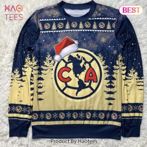 LIGA MX Club America Special Christmas Ugly Sweater Design