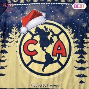 LIGA MX Club America Special Christmas Ugly Sweater Design