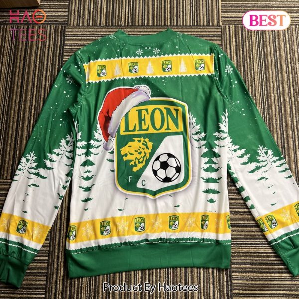 LIGA MX Club Leon Special Christmas Ugly Sweater Design