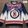 LIGA MX Pumas UNAM Special Sugar Skull Christmas Ugly Sweater