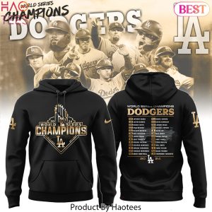 Los Angeles Dodgers 2024 World Series Champions Players Hoodie