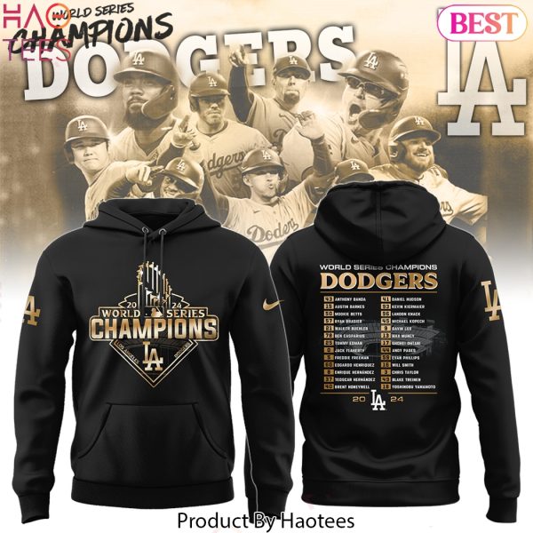 Los Angeles Dodgers 2024 World Series Champions Players Hoodie