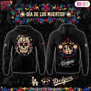 Los Angeles Dodgers Dia De Los Muertos Hoodie