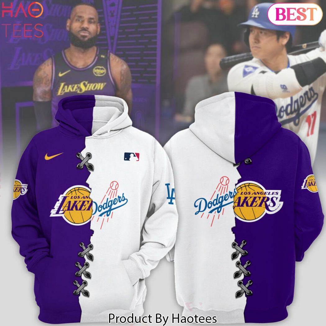 Los Angeles Dodgers x Los Angeles Lakers Hoodie Los Angeles Dodgers x Los Angeles Lakers Hoodie
