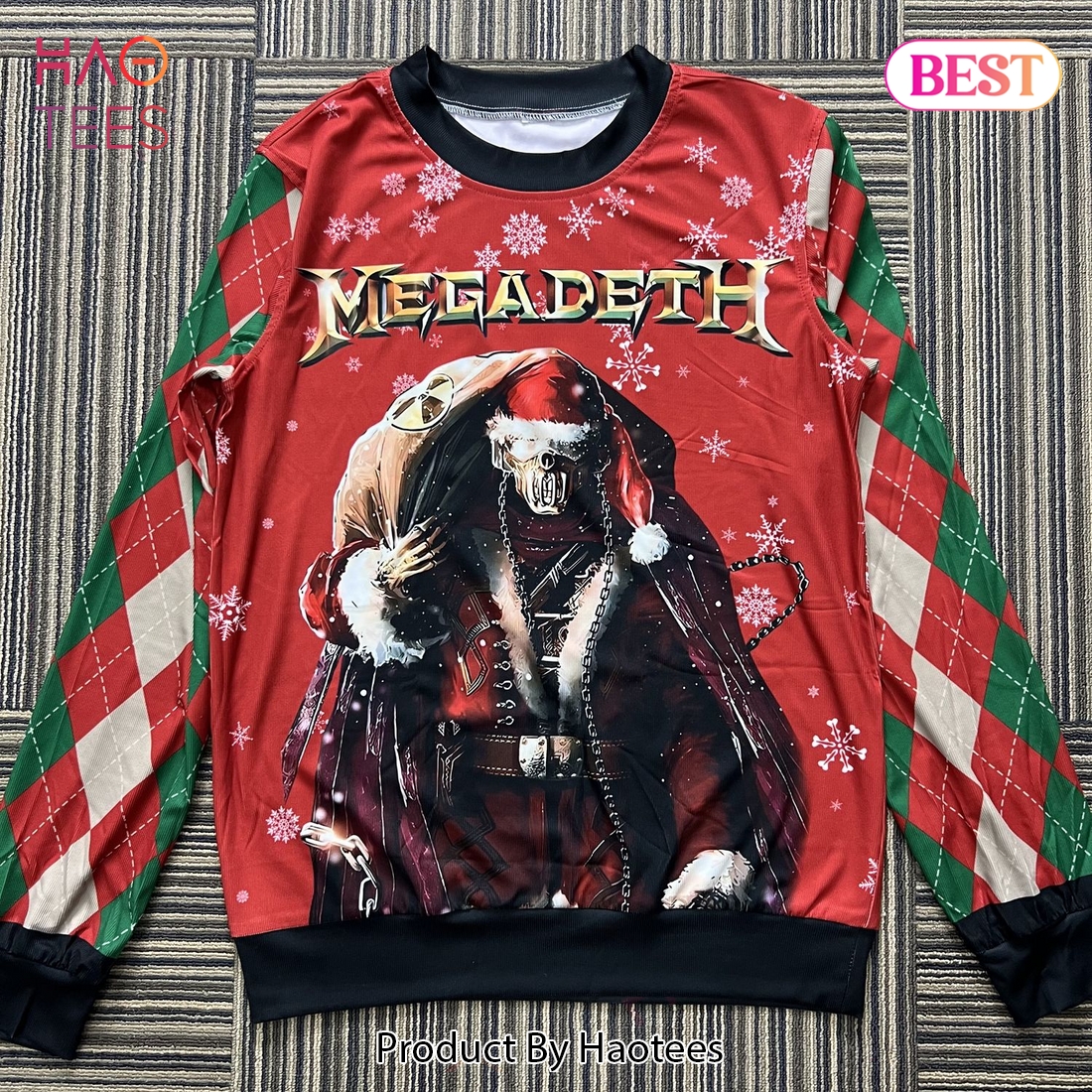 Megadeth Ugly Christmas Sweater Megadeth Ugly Christmas Sweater