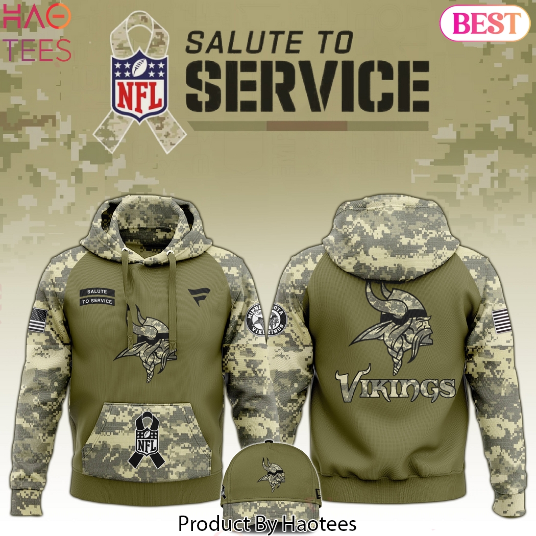 Minnesota Vikings 2024 Salute To Service Club Hoodie Minnesota Vikings 2024 Salute To Service Club Hoodie