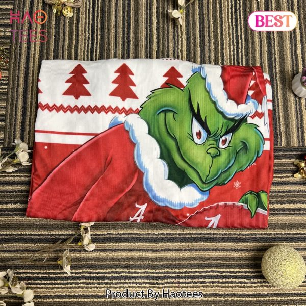 NCAA Alabama Crimson Tide Grinch Christmas Ugly Sweater