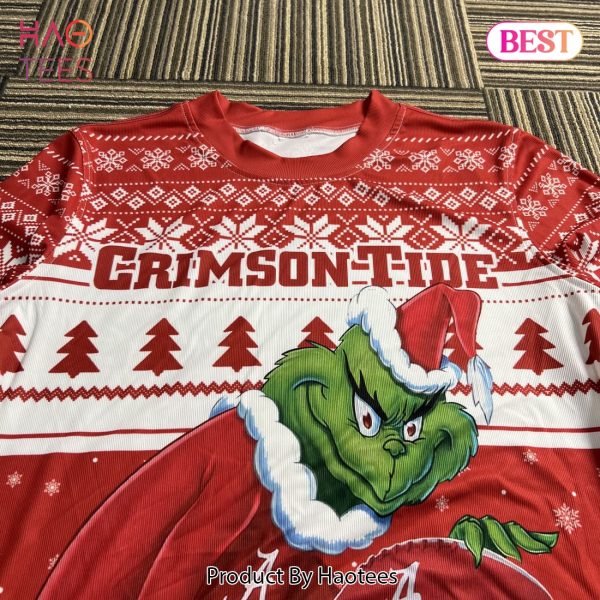 NCAA Alabama Crimson Tide Grinch Christmas Ugly Sweater
