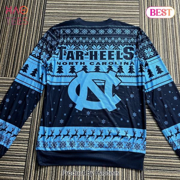 NCAA North Carolina Tar Heels Grinch Christmas Ugly Sweater