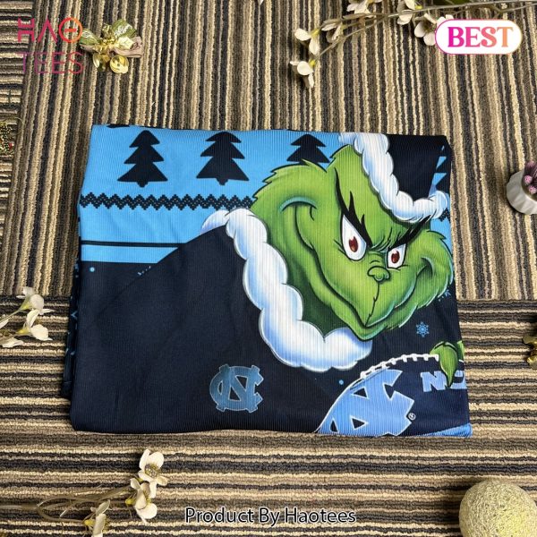NCAA North Carolina Tar Heels Grinch Christmas Ugly Sweater