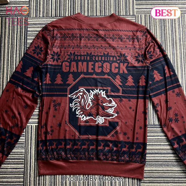 NCAA South Carolina Gamecocks Grinch Christmas Ugly Sweater