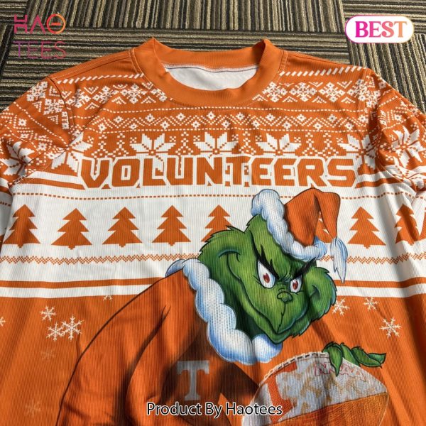 NCAA Tennessee Volunteers Grinch Christmas Ugly Sweater