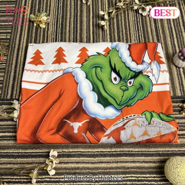 NCAA Texas Longhorns Grinch Christmas Ugly Sweater