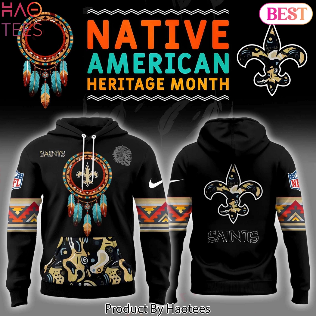 New Orleans Saints Native American Heritage Month Design Hoodie New Orleans Saints Native American Heritage Month Design Hoodie