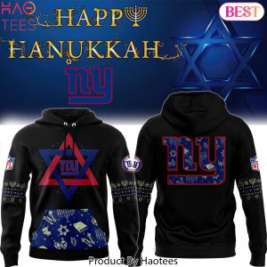 New York Giants 2024 Hanukkah Holliday Hoodie