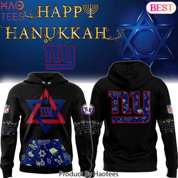 New York Giants 2024 Hanukkah Holliday Hoodie