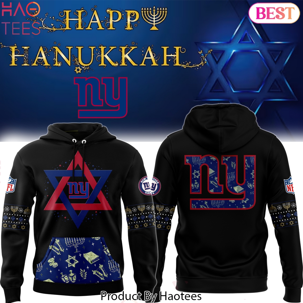 New York Giants 2024 Hanukkah Holliday Hoodie New York Giants 2024 Hanukkah Holliday Hoodie