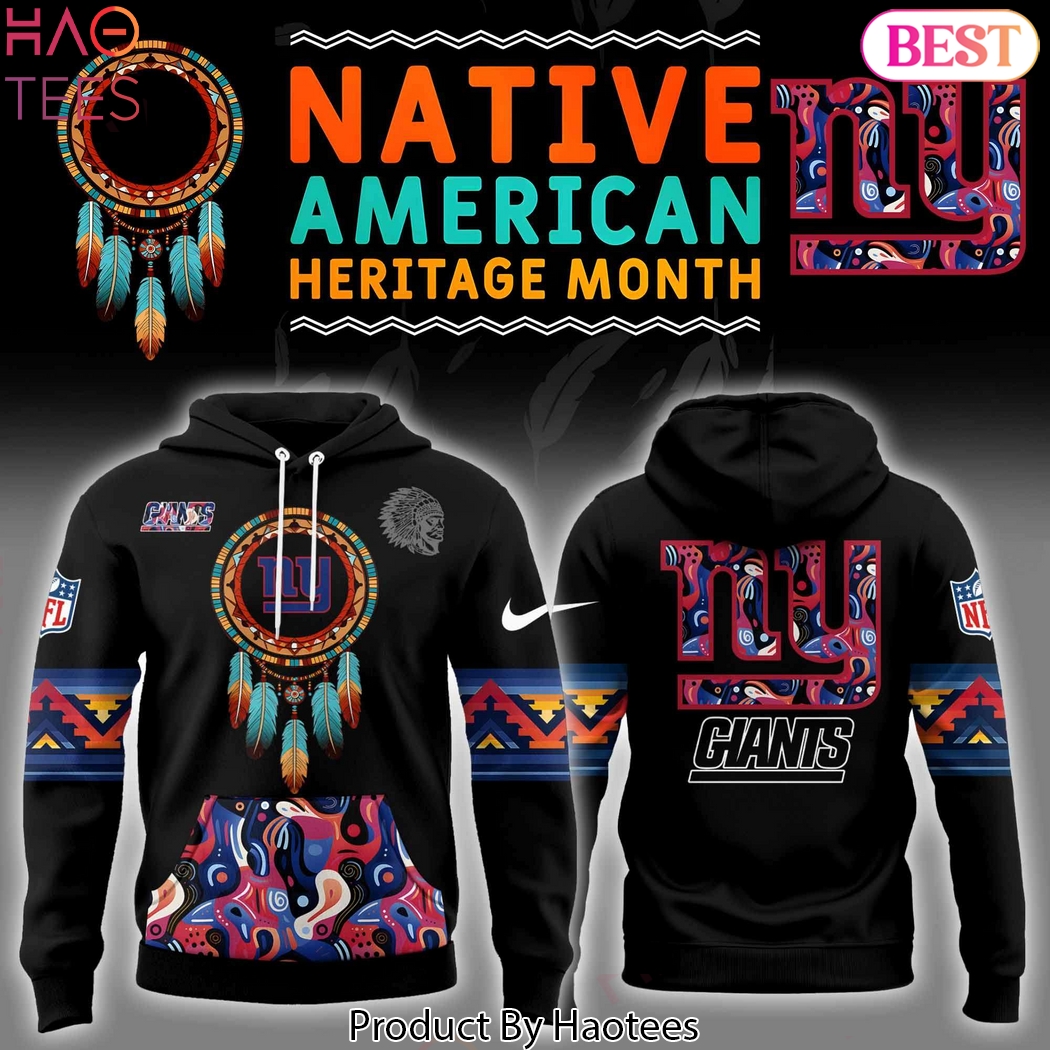 New York Giants Native American Heritage Month Design Hoodie New York Giants Native American Heritage Month Design Hoodie