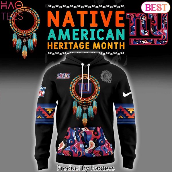 New York Giants Native American Heritage Month Design Hoodie