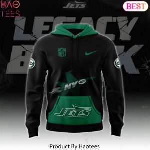 New York Jets Legacy Black Pullover – The Titans Of New York Hoodie