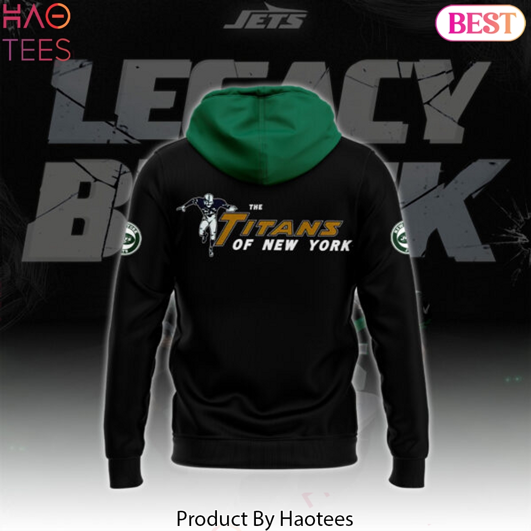 New York Jets Legacy Black Pullover - The Titans Of New York Hoodie New York Jets Legacy Black Pullover - The Titans Of New York Hoodie