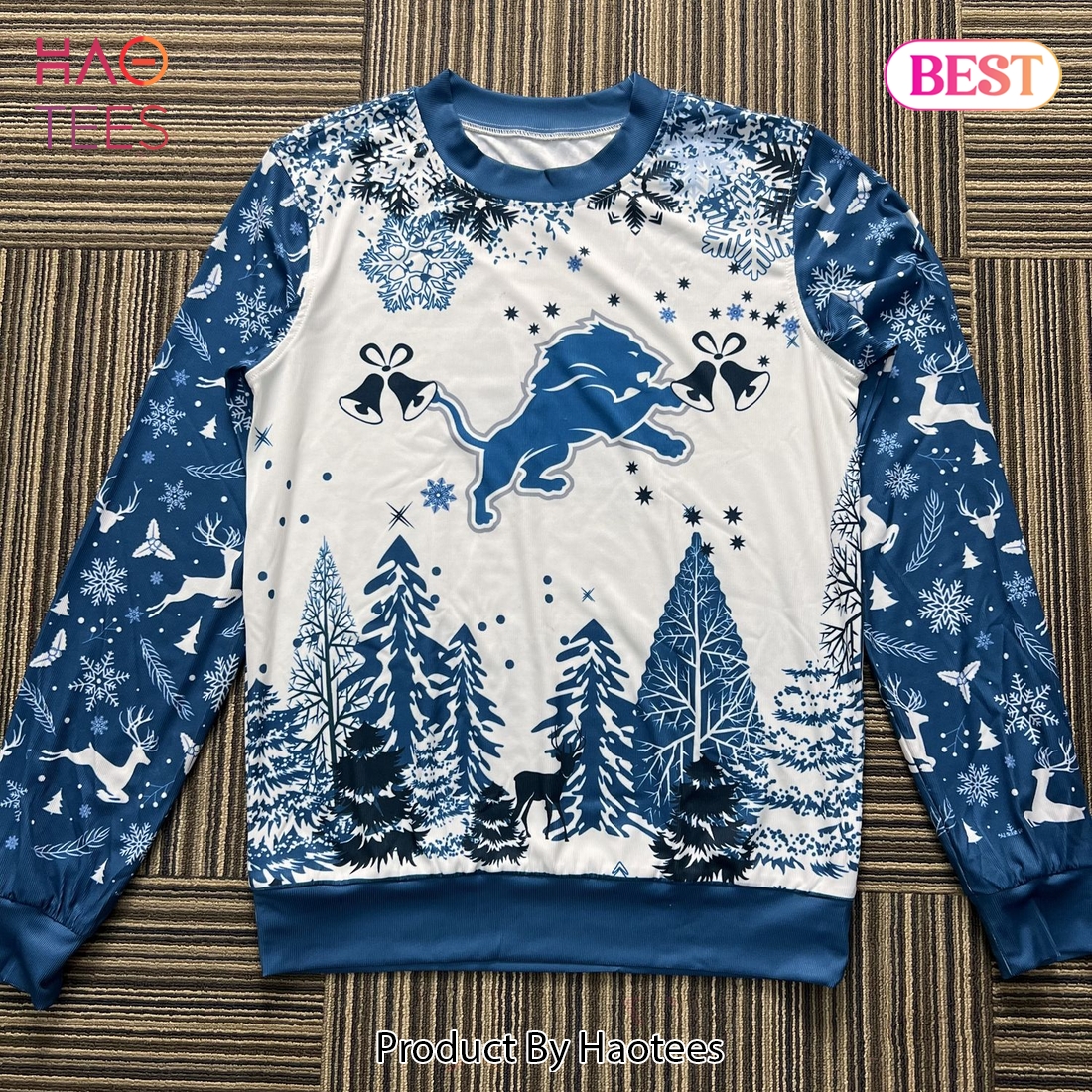 NFL Detroit Lions Special Christmas Ugly Sweater Design NFL Detroit Lions Special Christmas Ugly Sweater Design