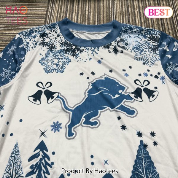 NFL Detroit Lions Special Christmas Ugly Sweater Design