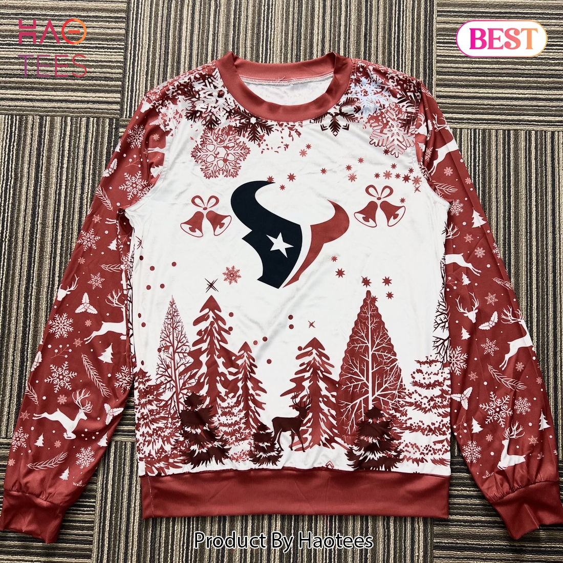 NFL Houston Texans Special Christmas Ugly Sweater Design NFL Houston Texans Special Christmas Ugly Sweater Design