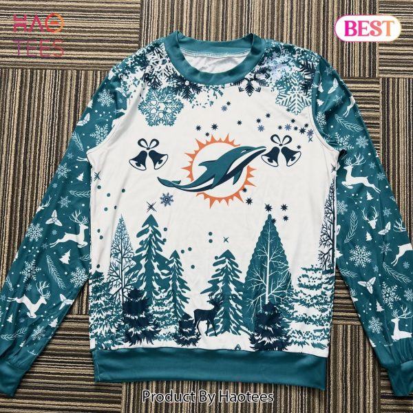 NFL Miami Dolphins Special Christmas Ugly Sweater Design