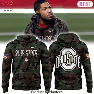 Ohio State Buckeyes Football Camo Special Design Hoodie