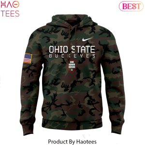 Ohio State Buckeyes Football Camo Special Design Hoodie
