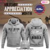 Personalized Ohio State Buckeyes Football 2024 Military Appreciation Club Hoodie – Grey