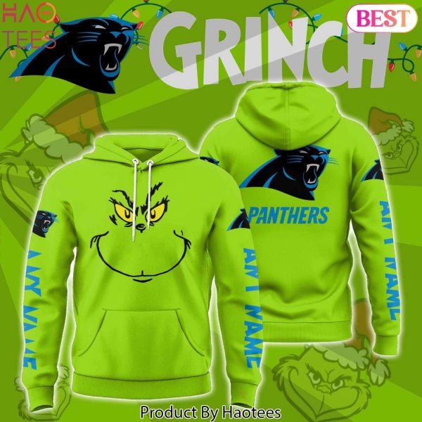 Personalized The Grinch x Carolina Panthers For Fan Hoodie