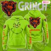 Personalized The Grinch x Green Bay Packers Logo Design Hoodie