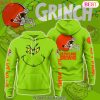Personalized The Grinch x Cleveland Browns Hoodie – Green