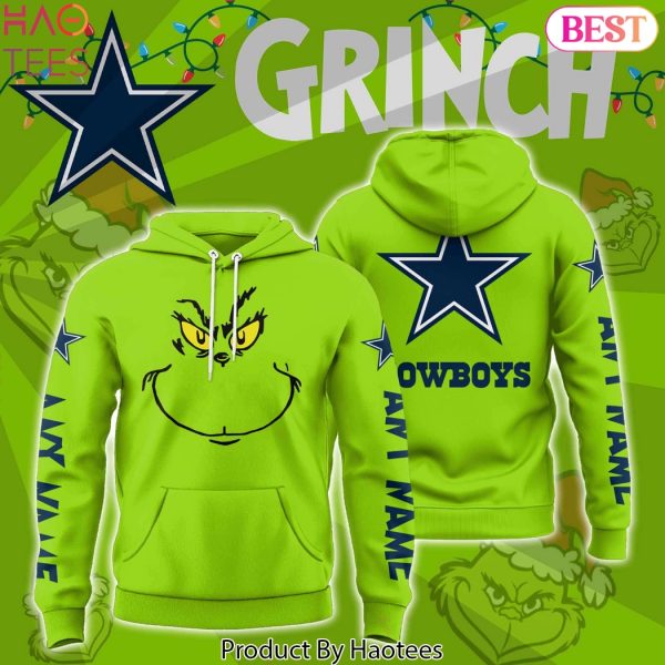 Personalized The Grinch x Dallas Cowboys For Fan Hoodie