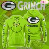 Personalized The Grinch x Green Bay Packers Logo Design Hoodie