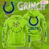 Personalized The Grinch x Green Bay Packers Logo Design Hoodie