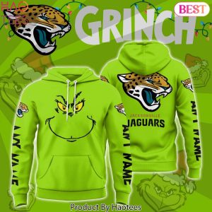 Personalized The Grinch x Jacksonville Jaguars Hoodie – Green