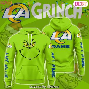 Personalized The Grinch x Los Angeles Rams For Fan Hoodie
