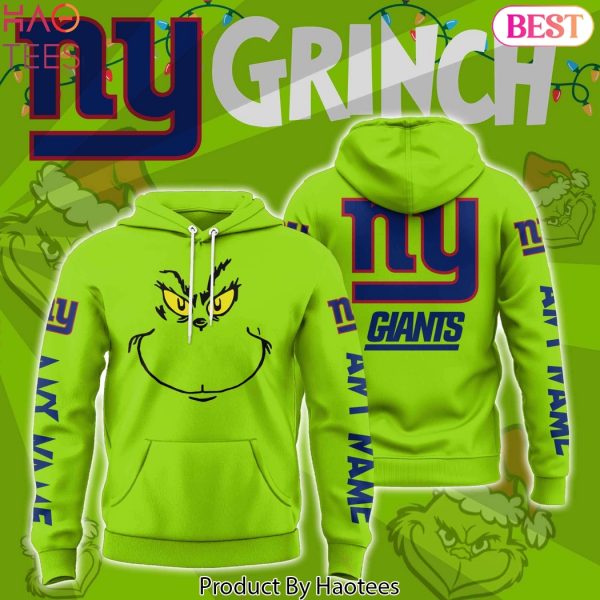 Personalized The Grinch x New York Giants Hoodie – Green