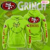 Personalized The Grinch x Washington Commanders Logo Design Hoodie