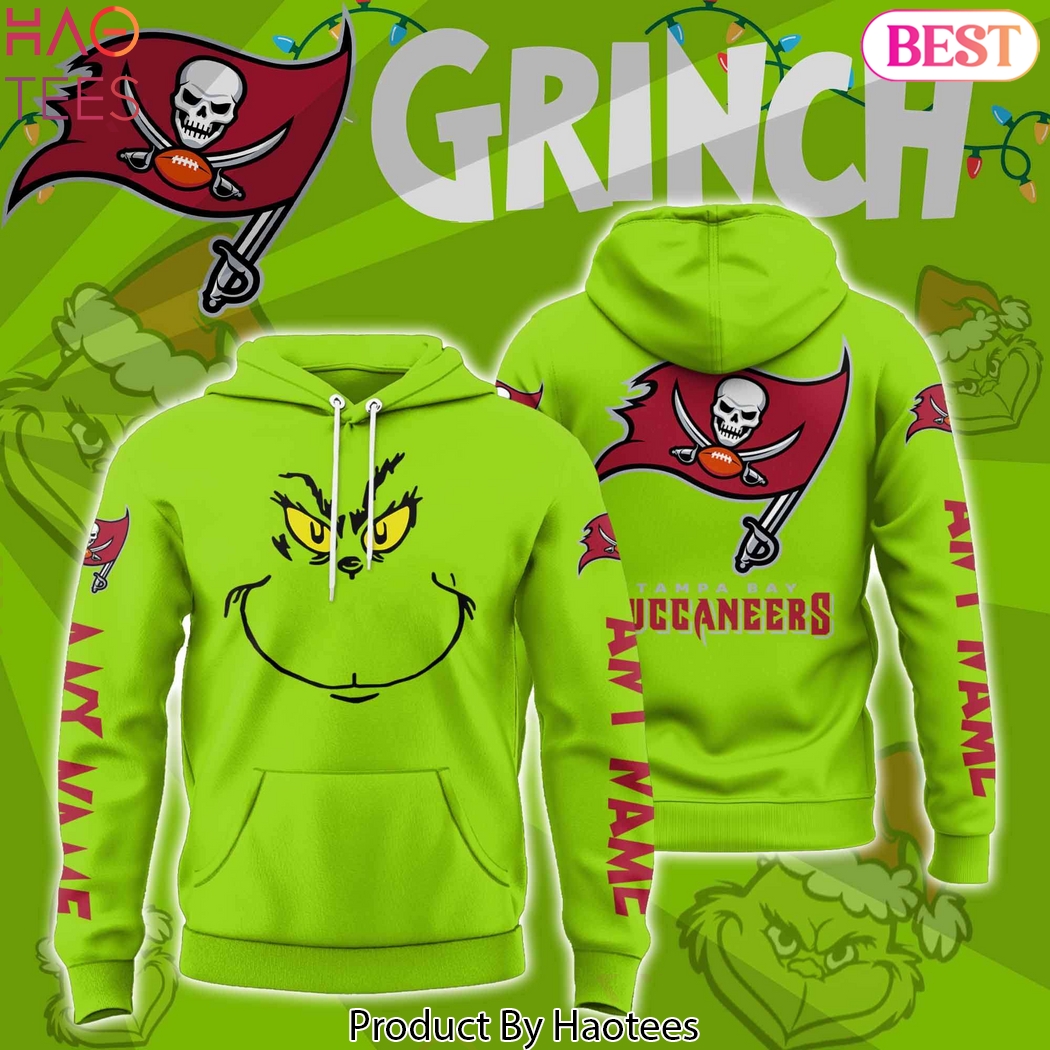 Personalized The Grinch x Tampa Bay Buccaneers For Fan Hoodie Personalized The Grinch x Tampa Bay Buccaneers For Fan Hoodie