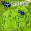Personalized The Grinch x Atlanta Falcons Logo Design Hoodie