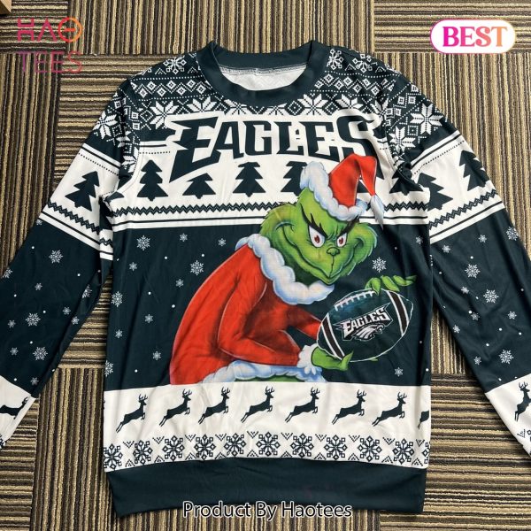 Philadelphia Eagles Grinch Ugly Sweater
